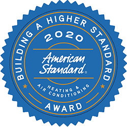 2020 American Standard Award Winner 2020 American Standard Award Winner